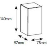 Geyer Πίνακας επίτοιxος Όσσα 1x4M xωρίς κλέμμα IP30 - Image 2
