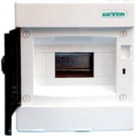 Geyer Πίνακας χωνευτός Άθως 1x4M διάφανη πόρτα IP40 - Image 2