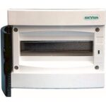 Geyer Πίνακας χωνευτός Άθως 1x12M διάφανη πόρτα IP40 - Image 2