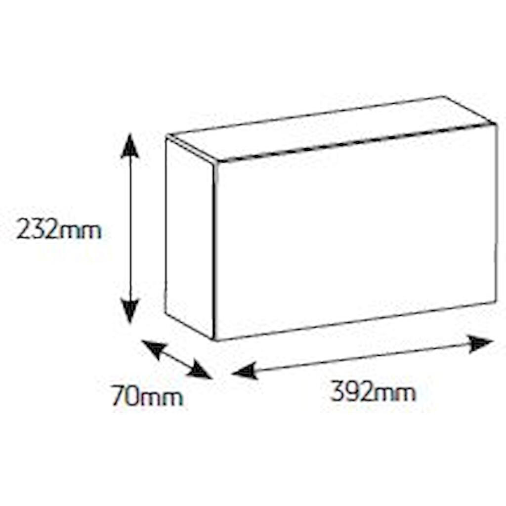 VP18-T_1 Geyer Πίνακας χωνευτός Άθως 1x18θ διάφανη πόρτα IP40 - Image 1