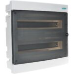 Geyer Πίνακας χωνευτός Άθως 2x18M διάφανη πόρτα IP40