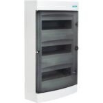 Geyer Πίνακας χωνευτός Άθως 3x12M διάφανη πόρτα IP40 - Image 2