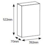 Geyer Πίνακας χωνευτός Άθως 3x18M διάφανη πόρτα IP40 - Image 2