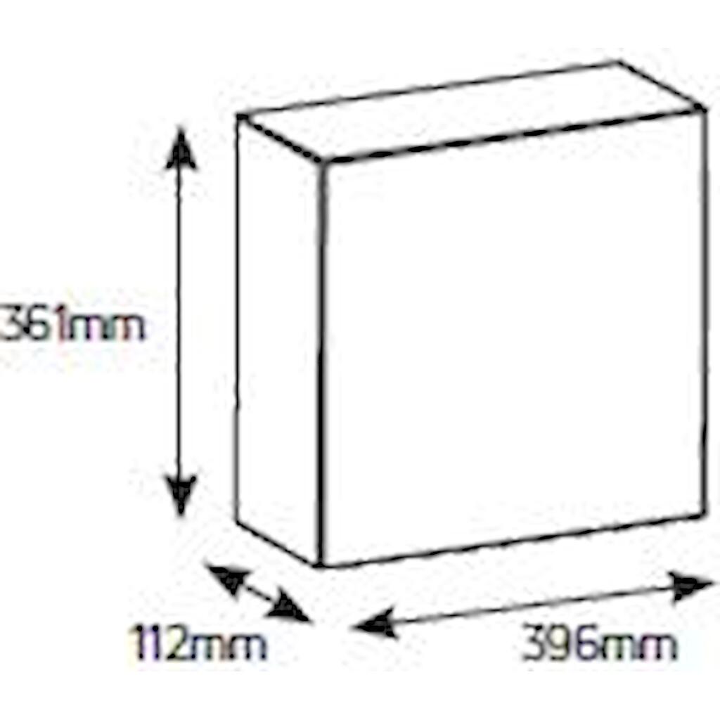 VS2X18-T_1 Geyer Πίνακας επίτοιxος Αίνος 2x18M διάφανη πόρτα IP40 - Image 1