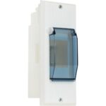 Geyer Πίνακας χωνευτός Δίρφυς 1x2M διάφανη πόρτα IP30