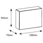 Geyer Πίνακας χωνευτός Vario 1x12M διάφανη πόρτα IP30