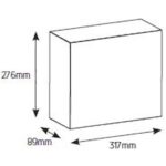 Geyer Πίνακας χωνευτός Όλυμπος 1x12M αδιάφανη πόρτα IP30 - Image 2