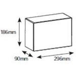 Geyer Πίνακας  χωνευτός Ηρακλής 1x12M διάφανη πόρτα IP30 - Image 2