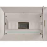 Geyer Πίνακας  χωνευτός Ηρακλής 1x12M διάφανη πόρτα IP30