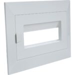 Geyer Πίνακας χωνευτός Δέλτα 1x12M διάφανη πόρτα IP30