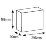 Geyer Πίνακας χωνευτός Δέλτα 1x12M αδιάφανη πόρτα IP30