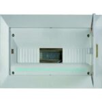 Geyer Πίνακας χωνευτός Δέλτα 1x12M αδιάφανη πόρτα IP30 - Image 2