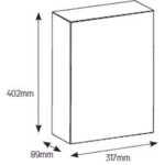 Geyer Πίνακας χωνευτός Όλυμπος 2x12M αδιάφανη πόρτα IP30 - Image 2