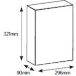Geyer Πίνακας χωνευτός Ηρακλής 2x12M διάφανη πόρτα IP30 - Image 2
