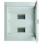 Geyer Πίνακας χωνευτός Δέλτα 2x12M διάφανη πόρτα IP30 - Image 3