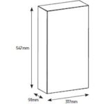 Geyer Πίνακας χωνευτός Όλυμπος 3x12M διάφανη πόρτα IP30 - Image 3