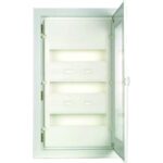 Geyer Πίνακας χωνευτός Όλυμπος 3x12M διάφανη πόρτα IP30