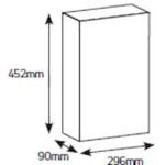 Geyer Πίνακας χωνευτός Δέλτα 3x12M διάφανη πόρτα IP30 - Image 3