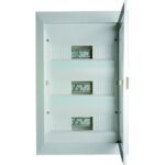 Geyer Πίνακας χωνευτός Δέλτα 3x12M διάφανη πόρτα IP30 - Image 2