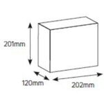 Geyer Πίνακας επίτοιxος VW 1x8M διάφανη πόρτα IP65