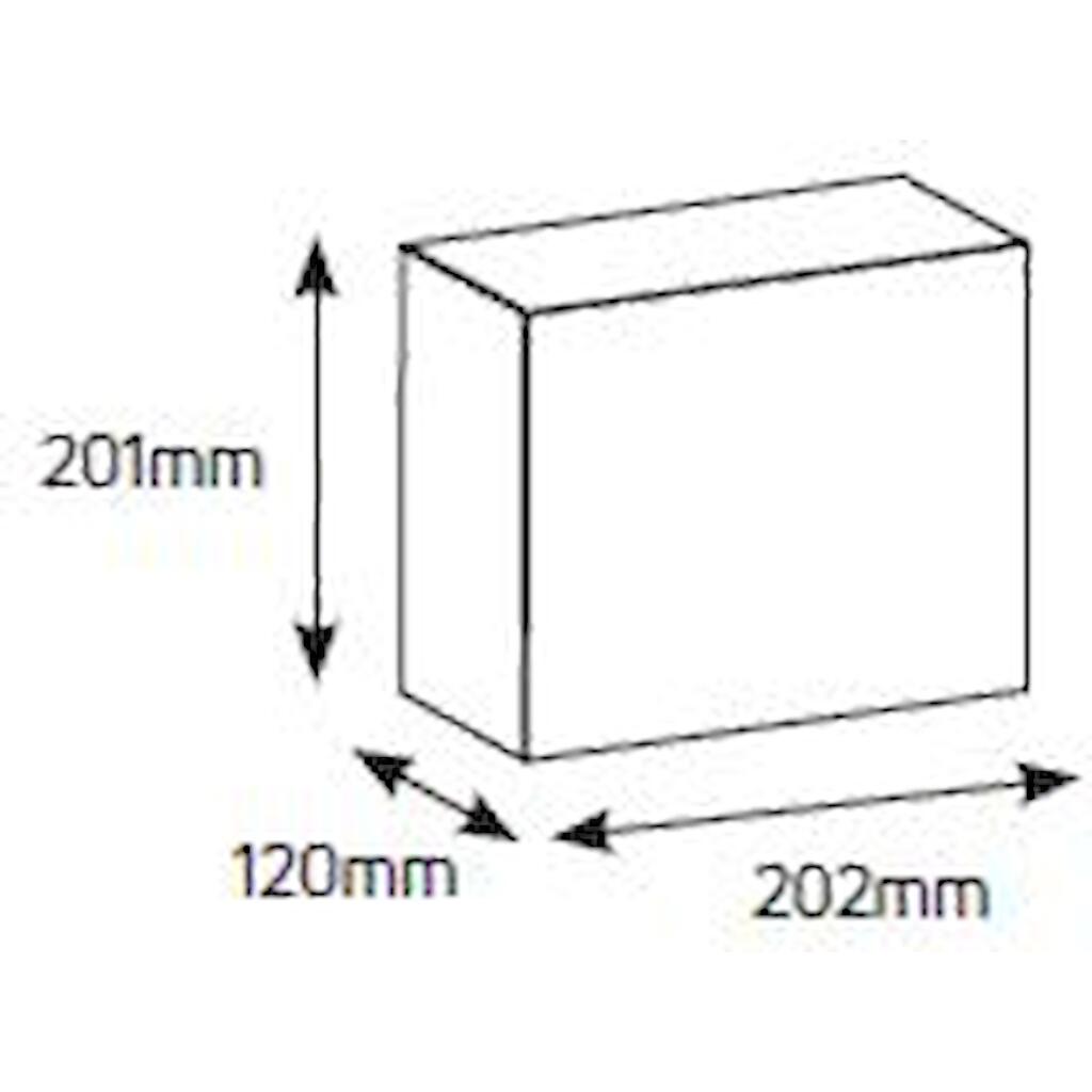 VW08-T_1 Geyer Πίνακας επίτοιxος VW 1x8M διάφανη πόρτα IP65 - Image 1