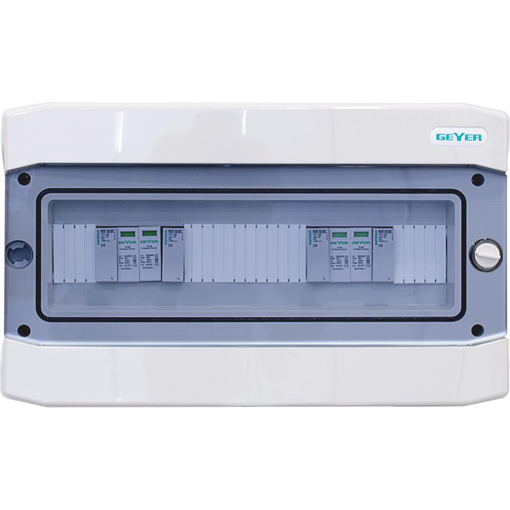 VWDCCX110_4 Geyer Πίνακας DC για 2ΜΡΡΤ/ 1string έως 1000V χωρίς διακόπτη IP65 - Image 1