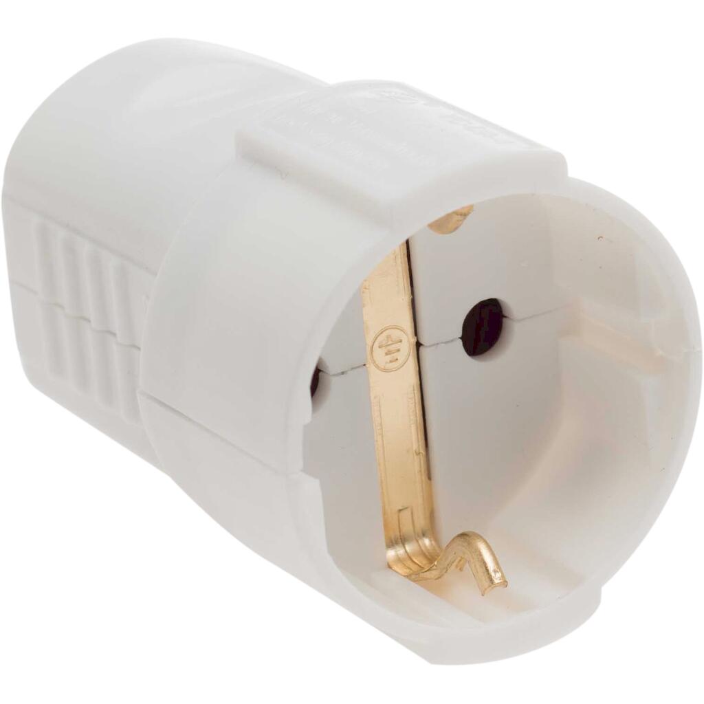 YC-DA-4_4 Geyer Ρευματοδότης σούκο λευκός 16Α 250V - Image 1