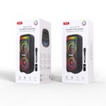 XO F70 Διπλό Ηχείο Bluetooth AC & DC 6.5 RGB 40W - Image 4