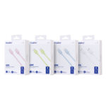 ThreeKey TK-NB09 Καλώδια Σιλικόνης Type-C σε Type-C 60W Ροζ - Image 2