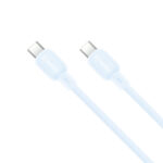 ThreeKey TK-NB09 Καλώδια Σιλικόνης Type-C σε Type-C 60W Μπλε