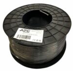 Καλώδιο ATC-721 RG6 100μ PET Μαύρο