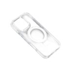 XO K31 iP 16 Pro Max 6,9" TPU+Ακρυλική Μαγνητική Θήκη Τηλεφώνου Λευκό