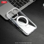 XO K31 iP16 6.1" TPU+Ακρυλική Μαγνητική Θήκη Τηλεφώνου Λευκό - Image 2