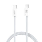 XO NB-Q273 iP15 Καλώδιο φόρτισης Type-C σε Type-C 60W Λευκό
