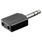 Μετατροπέας Stereo 6.35mm / 2x Stereo 6.35mm Θηλ. - Image 2