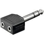 Μετατροπέας Stereo 6.5mm Σε 2 Stereo 3.5mm Θηλ. - Image 2