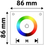 Avide LED Ταινία 12V 144W RGB Τηλεχειριστήριο Αφής και Ελεγκτής - Image 2