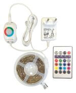 Avide LED Ταινία Blister Αισθητήρας Φωτός Κρεβατιού 12V 1.5m RGB - Image 2