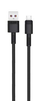 XO NB166 5A Καλώδιο Γρήγορης Φόρτισης για Micro Μαύρο