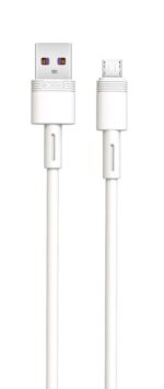 XO NB166 5A Καλώδιο Γρήγορης Φόρτισης για Micro Άσπρο