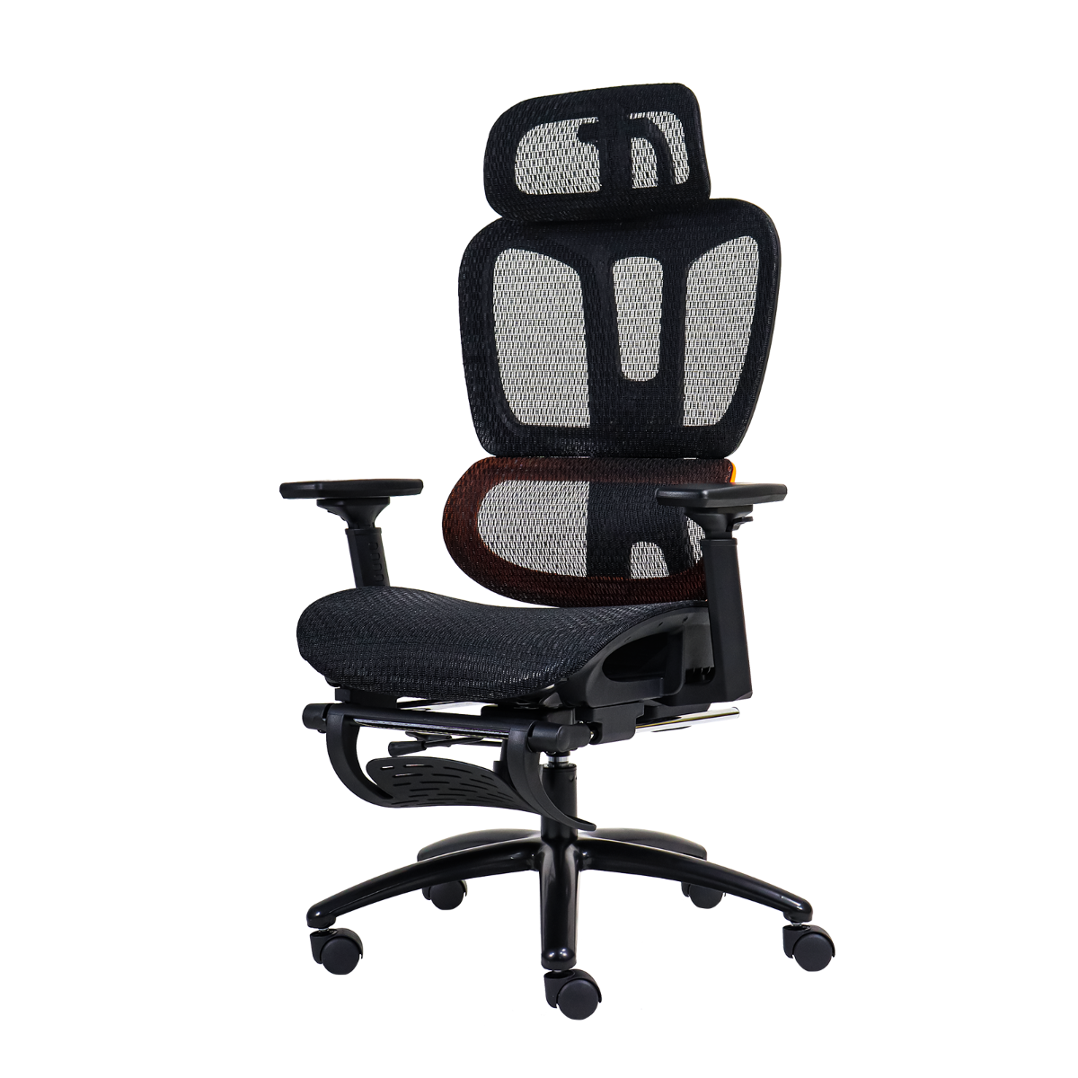 1_2 Meetion MT-CHR31 Gaming Καρέκλα Μαύρο & Πορτοκαλί - Image 1