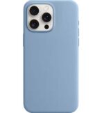 Θήκη XO-K10B iPhone15 Pro Max 6.7" liquid σιλικόνης Μπλε Σιέρρα