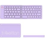 Meetion MT-BTK001 Αναδιπλούμενο Πληκτρολόγιο Μωβ - Image 2