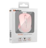 Meetion Silent Mini 2.4G Οπτικό Ασύρματο Ποντίκι (Ροζ) - Image 4