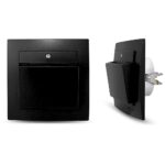 Geyer Μαύρος ματ καρτοδιακόπτης με ενδεικτική λυχνία - Image 2