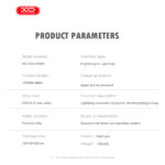 XO NB-R258A Αντάπτορας Lightning σε Lighting - Image 4