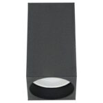 Redpoint 6142 BARBRA ΣΠΟΤ ΟΡΟΦΗΣ GU10 ΤΕΤΡΑΓΩΝΟ 56/56/100 ΜΑΥΡΟ ORNO - Image 2