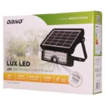 Redpoint 6108 LUX ΠΡΟΒΟΛΕΑΣ LED ΕΞΩΤΕΡΙΚΟΣ SOLAR+ΑΝΙΧΝ.ΚΙΝΗΣΗΣ 217/149/33 ΜΑΥΡΟΣ 5W 4000K IP65 ORNO - Image 2