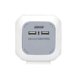 Redpoint 13144 ΠΟΛΥΠΡΙΖΟ ΚΥΒΟΣ ΜΕ 1,4m ΚΑΛΩΔΙΟ 3G1.5 4 ΘΕΣΕΩΝ + 2 USB ORNO - Image 4