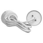 Redpoint 6189 BARBRA ΜΟΝΟΦΩΤΟ ΚΡΕΜΑΣΤΟ GU10 ΣΤΡΟΓΓΥΛΟ Φ56/240 ΛΕΥΚΟ ORNO - Image 6